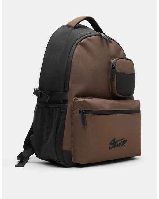 Stwd di Pull&Bear in Brown da Uomo