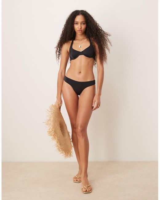 Free Society Black Underwire Bikini Top
