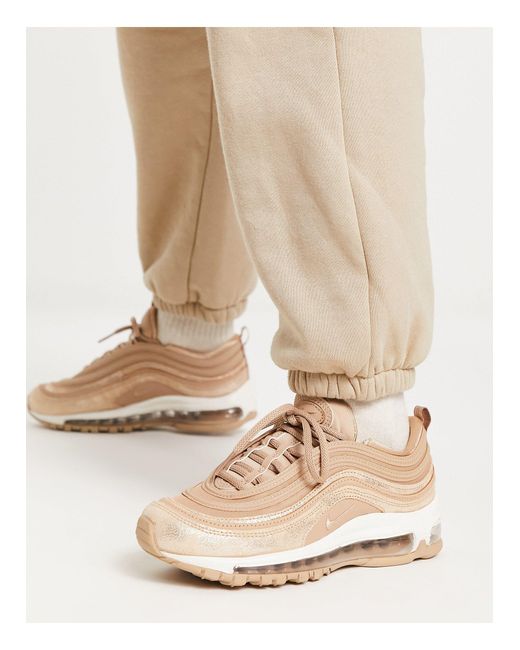 Nike Air Max 97 Trainers in Natural | Lyst
