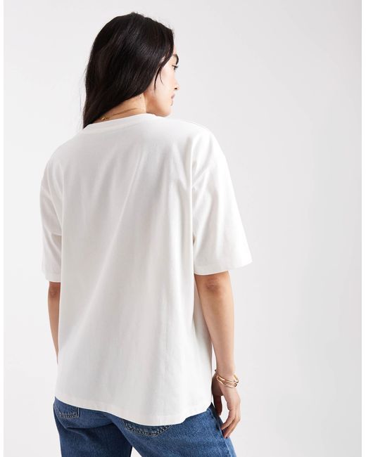 Threadbare White Threaadbare – baumwoll-t-shirt