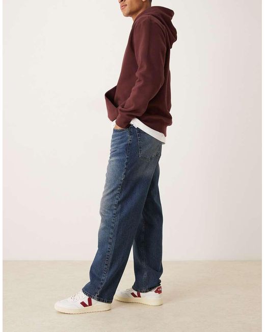 ASOS Blue baggy Jeans for men
