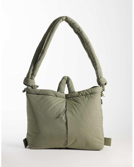 ölend Green Ona Large Soft Nylon Multiwear Crossbody Bag