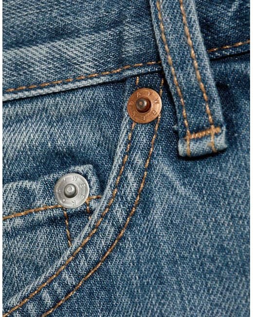 Weekday Blue Oversized Denim Shorts for men