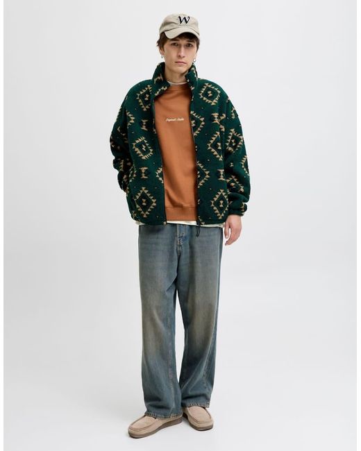 Jack & Jones Sweatshirt Met Logo in het Brown voor heren