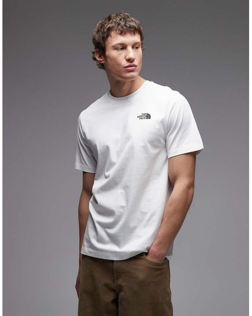The North Face Gray Denali Backprint T-Shirt for men