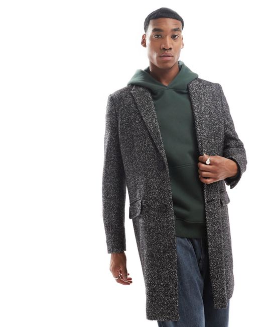 River Island – strukturierte hemdjacke in Multicolor für Herren