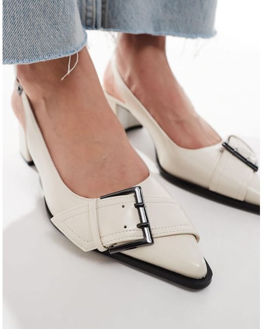 Stradivarius Blue Slingback