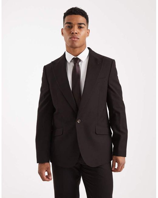 ASOS Black Regular Suit Jacket for men