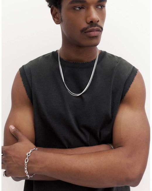 Pull&Bear Hemdje in het Black voor heren