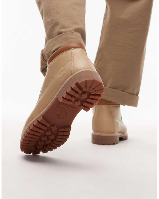Timberland Natural Mid Lace-up Waterproof Chukka Boot for men