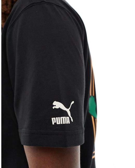 PUMA – for the fanbase – t-shirt in Black für Herren