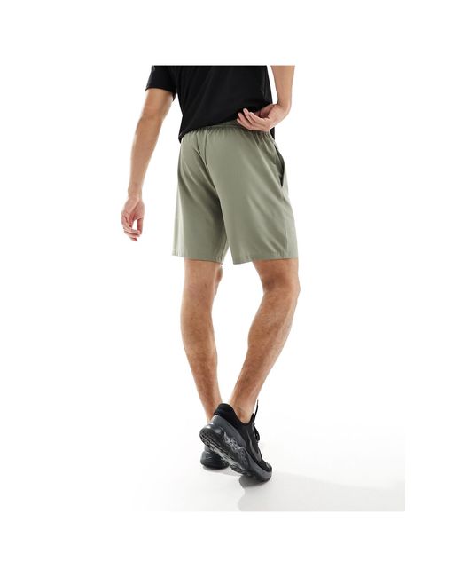 ASOS 4505 Green Icon 7 Inch Training Short With Quick Dry for men