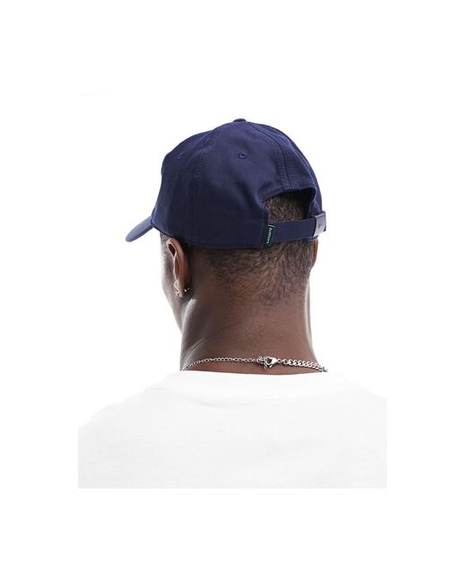 Cappellino navy con logo grande sul davanti di Lacoste in Blue da Uomo