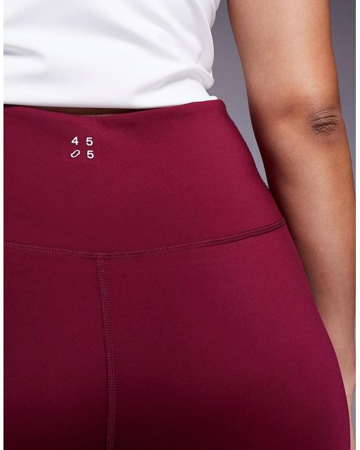 4505 Purple Curve Active Waist Snatching High Rise Gym legging