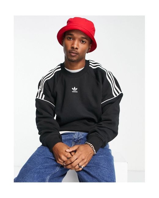 adidas Originals Rekive 3-stripes Logo Sweatshirt in Men | Lyst