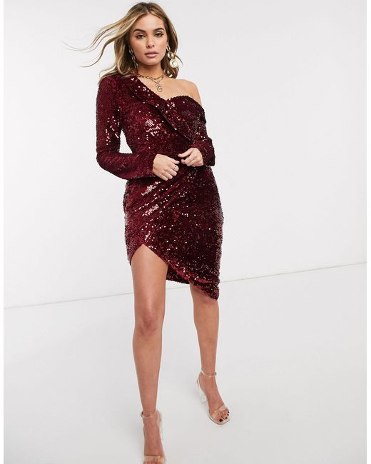 red velvet sequin dress