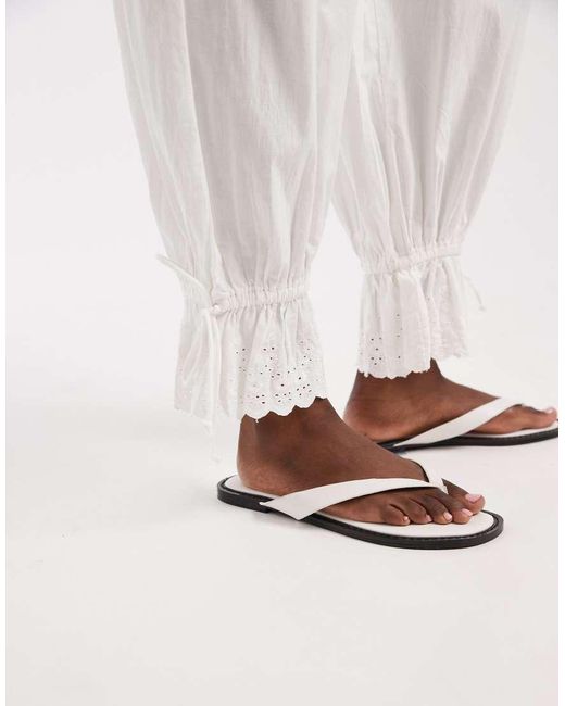 JJXX White Broderie Anglaise Bloomers