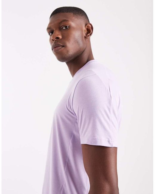 Adidas Originals Purple Adidas Training D4t T-shirt for men