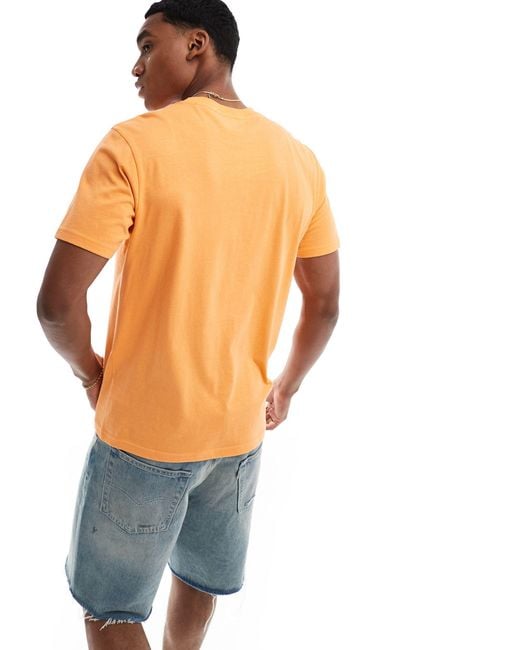 Threadbare Orange Lemon Embroidery T-shirt for men