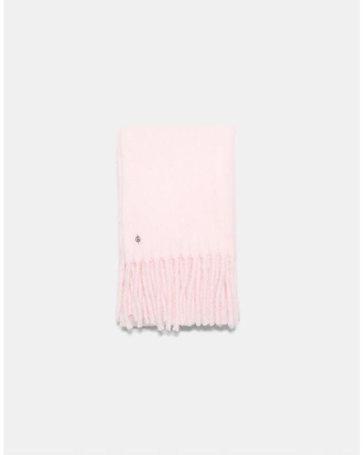 Stradivarius Middelzware Basic Sjaal in het Pink