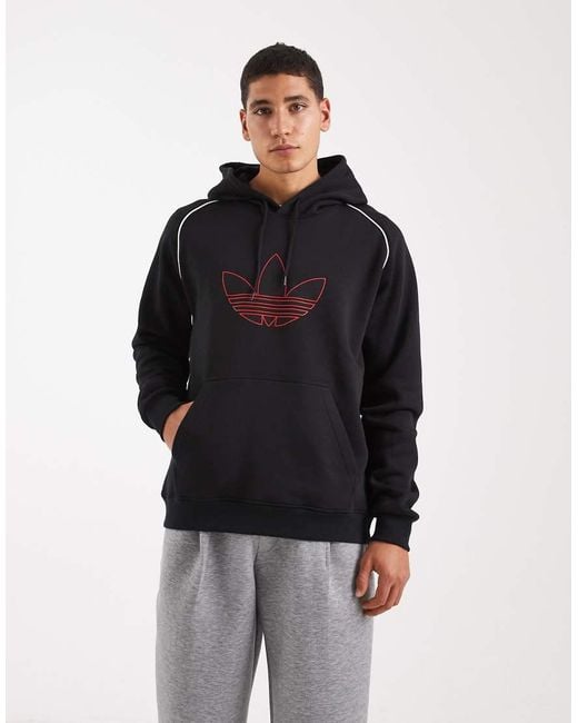 Adidas Originals Black Sst Hoodie for men
