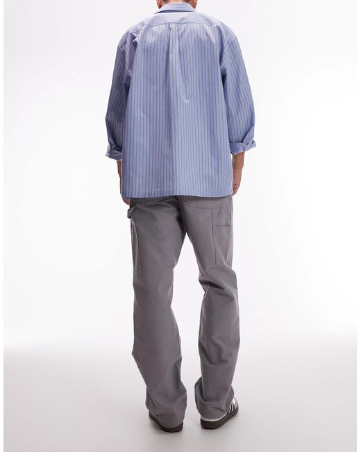 Carhartt Gray Double Knee Jeans for men