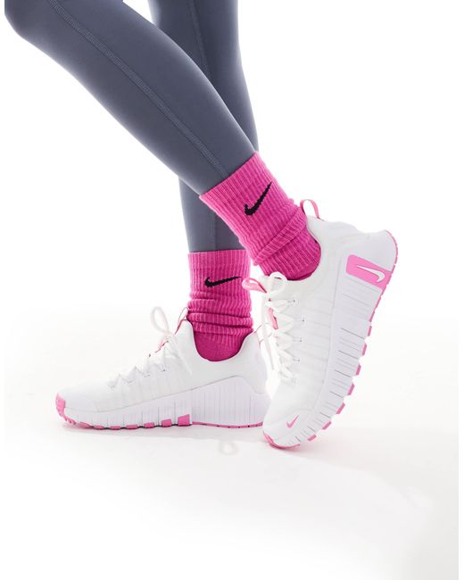 Nike Pink Free Metcon 6 Trainers
