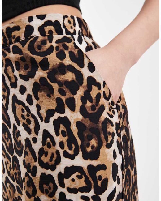 Vero Moda Black High Waist Wide Leg Trouser
