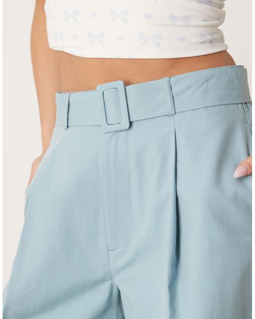 Pantalon bouffant épuré - turquoise ASOS en coloris Blue
