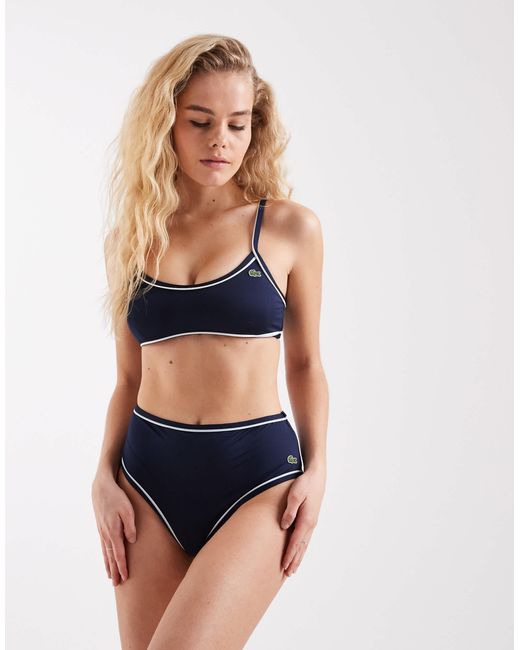 Bas Lacoste en coloris Blue