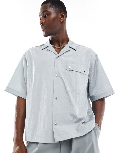 Camisa ASOS de hombre de color Gray
