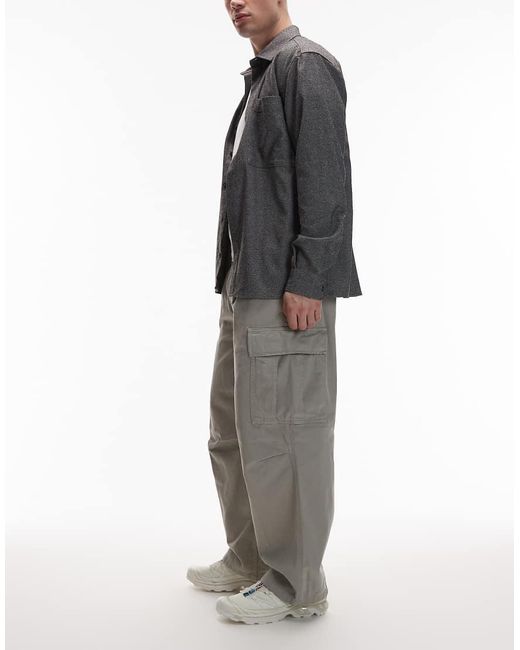 Carhartt Gray Cole Relaxed Cargo Trousers for men