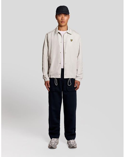 Lyle & Scott Natural Mid Jackets Coach Jacket for men