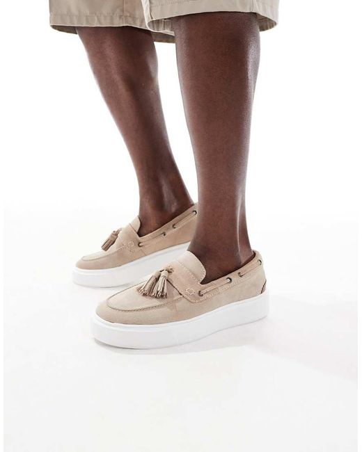 ASOS Brown Cupsole Loafers for men