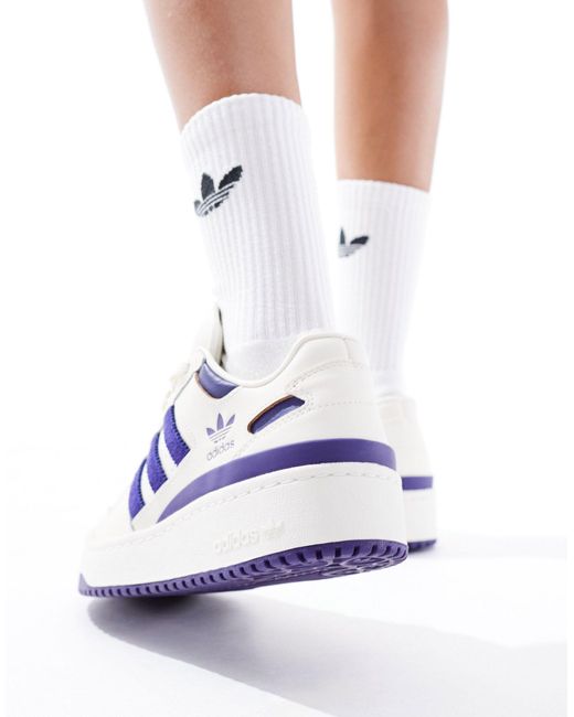 Adidas Originals White – forum bold – sneaker mit streifen