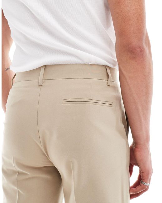 ASOS White Straight Suit Pants for men