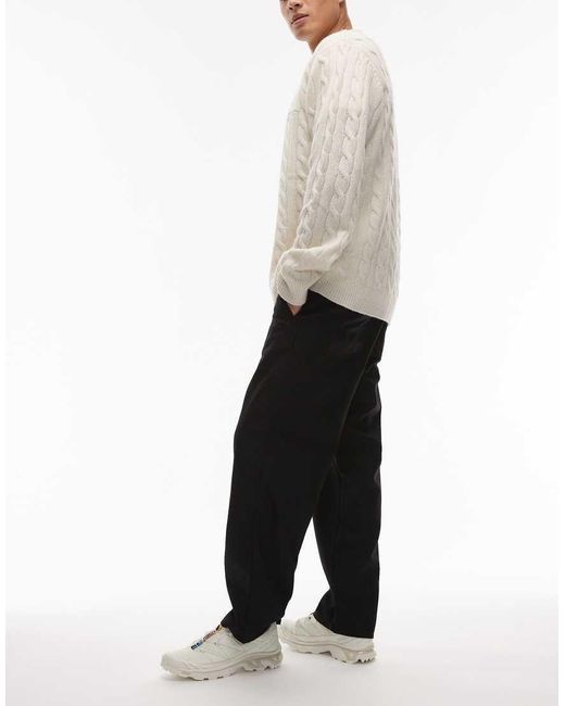 Carhartt Black Ray baggy Twill Trousers for men