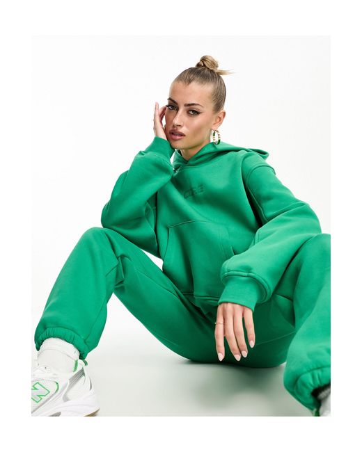 The Couture Club Oversized Hoodie in het Green