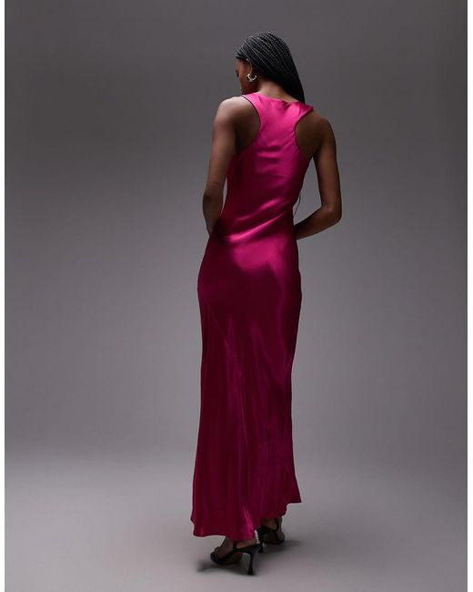 Vestito Lungo di TOPSHOP in Pink