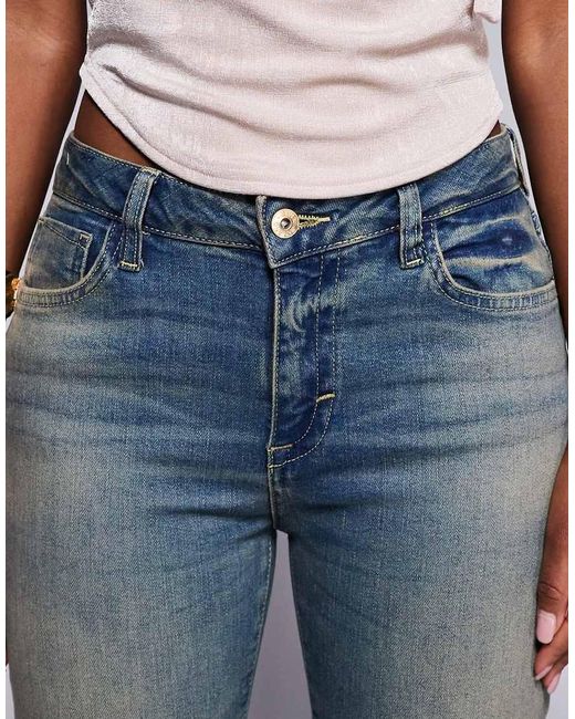 River Island Blue Bootcut Jeans