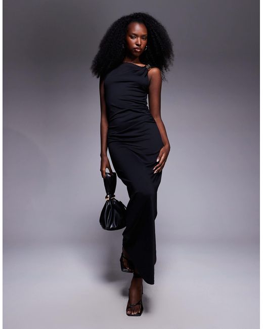 army dress blues undershirt Lily Halter Maxi Dress