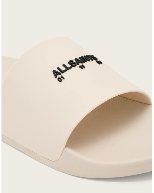 AllSaints – date – slider in Natural für Herren