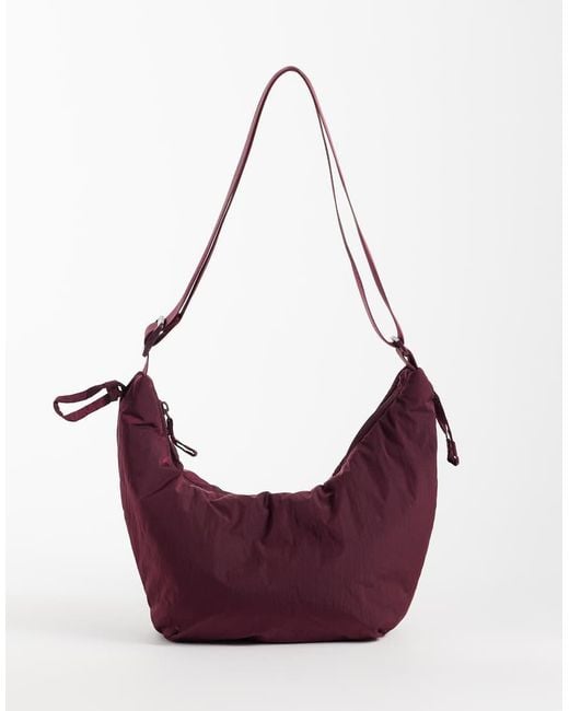 Adidas Originals Purple Adidas Training Nylon Shoulder Bag