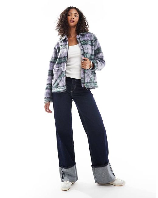 Santa Cruz Gray Relaxed Two Way Zip Shacket