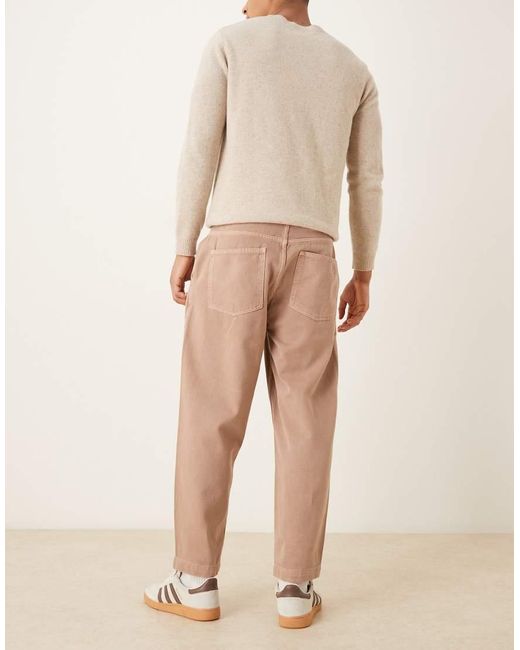 ASOS Natural Relaxed Taper Jean for men