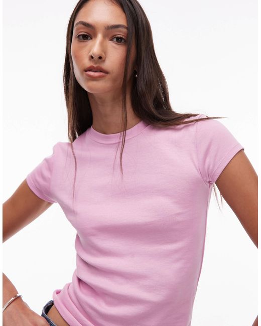 TOPSHOP Purple Tall Everyday Tee