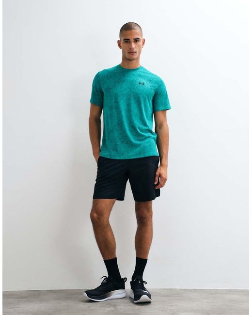Under Armour Blue Tech Pixelate Short Sleeve T-shirt for men