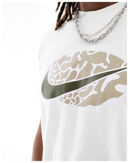 Nike White Swoosh Logo T-shirt for men