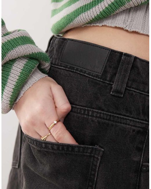 Noisy May Black Denim Culottes