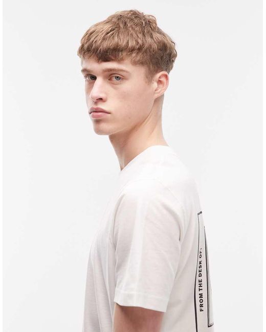 Umbro White Chest Graphic T-Shirt for men